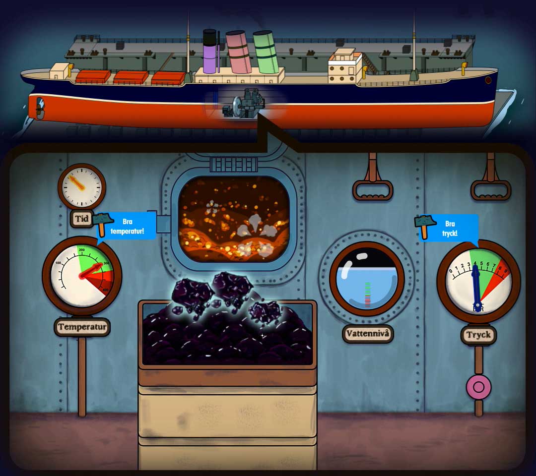 interactive videogame PixelSens maritime museum sjöfartsmuseet